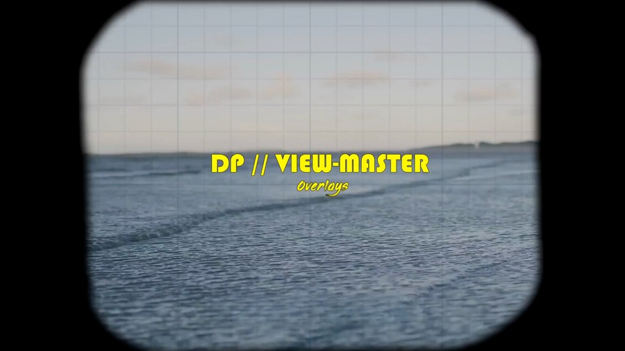 4K 复古胶片遮罩框/颗粒/划痕/老式放映机酷炫转场过渡剪辑、怀旧乐趣VLOG片头视频叠加元素+音效 Daniel John Peters – View-Master , sucaiwan.com