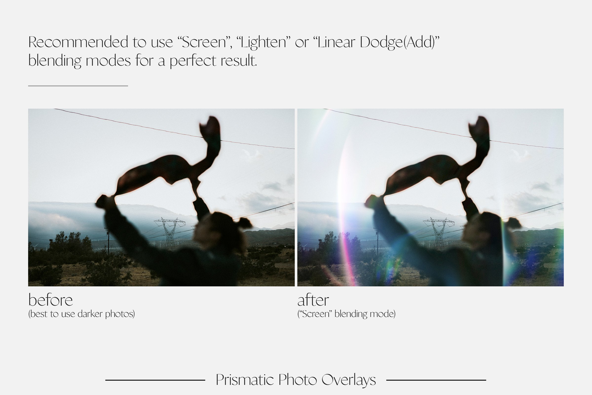 Prismatic Photo Overlays 摄影后期棱镜效果照片叠加 , sucaiwan.com