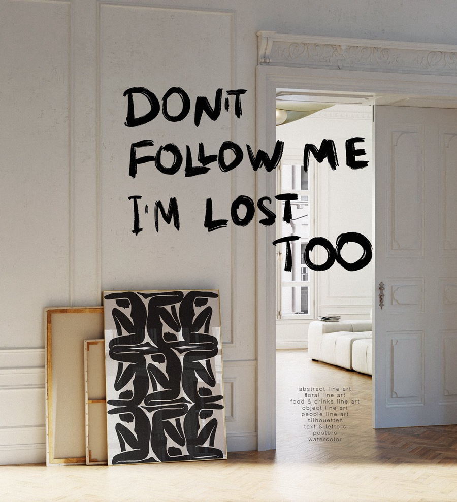 Feel the vibe. Posters, line art 高质量时尚抽象艺术、线条、形状、人物、花卉插画产品包装、服装纺织室内装裱艺术海报设计元素PNG , 第3张-素材湾丨精选海外优质设计素材资源 Feel the vibe. Posters, line art 高质量时尚抽象艺术、线条、形状、人物、花卉插画产品包装、服装纺织室内装裱艺术海报设计元素PNG , sucaiwan.com