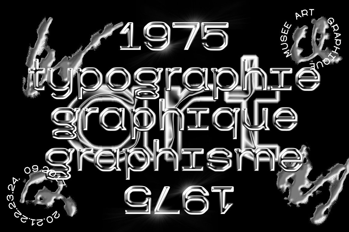 Timur Zima 赛博朋克酸性视觉美学菱形弯曲未来感科技显示屏字体包 G Display 设计素材 sucaiwan.com