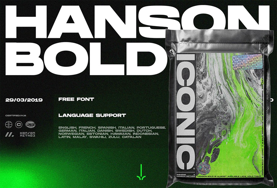 超酷高级设计美感粗体无衬线字体包 设计素材 sucaiwan.com