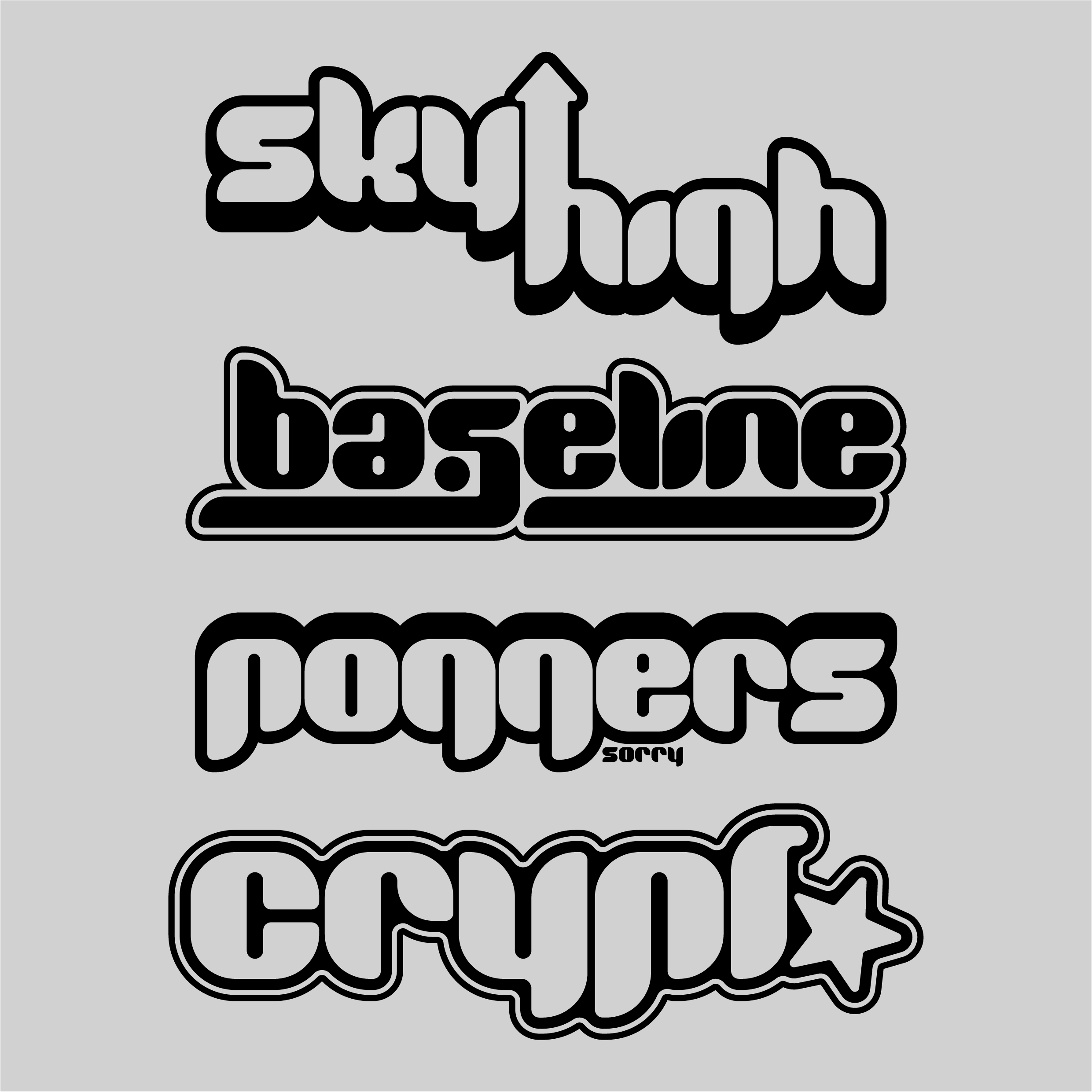 HVNTER - 超级字体捆绑包 时髦活力艺术杰作海报字体 MEGA TYPEFACE BUNDLE 设计素材 sucaiwan.com