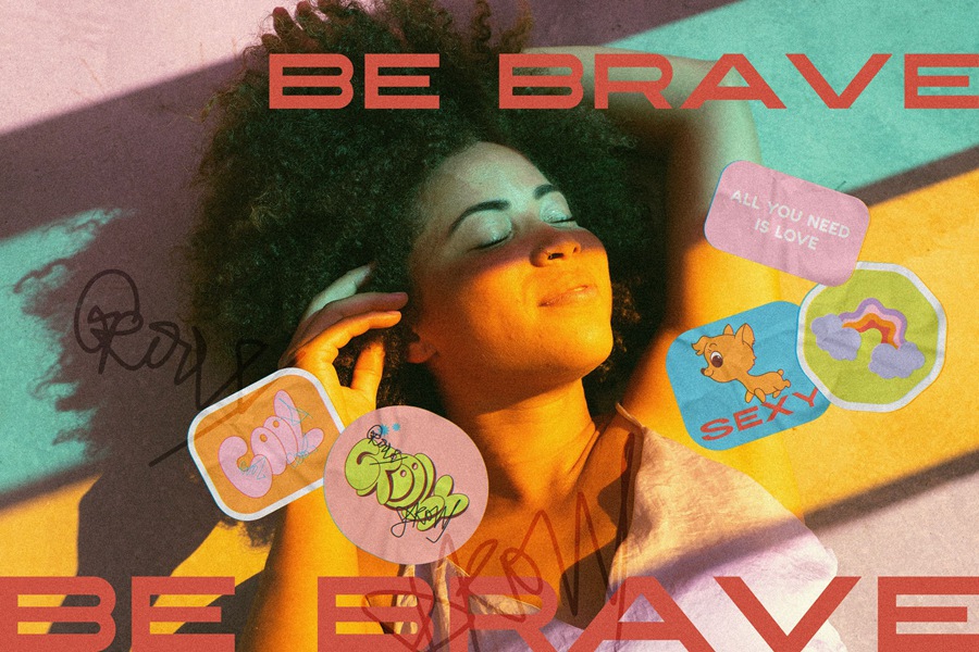 80年代迪士尼卡通复古潮流拼贴艺术贴纸PNG/AI矢量、杂志、产品包装、海报设计图形 Retro Vibe Stickers , sucaiwan.com