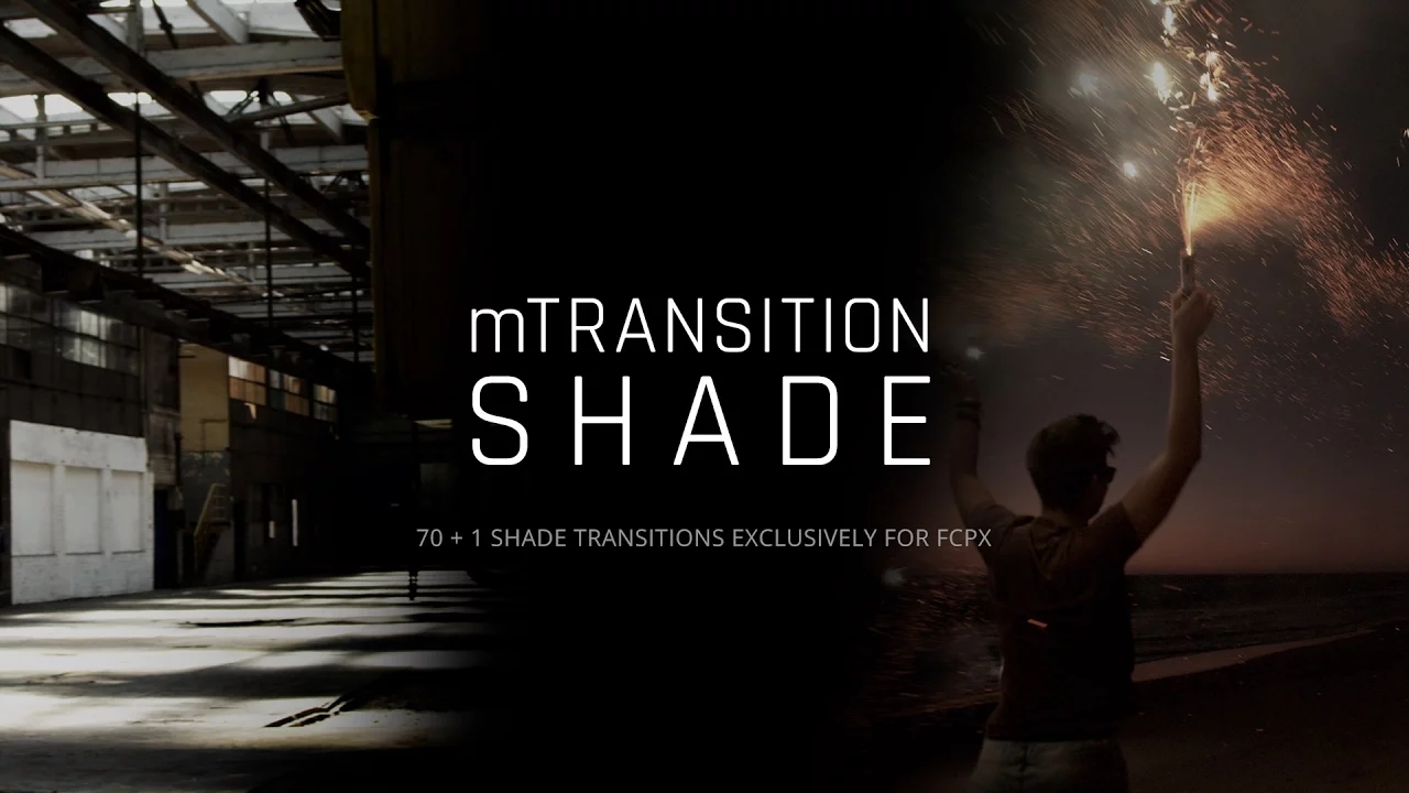 FCPX插件：MotionVFX 71种阴影遮罩黑场运动风格多样化黑暗、朦胧、阴暗转场过渡 MotionVFX – mTransition Shade 插件预设 sucaiwan.com