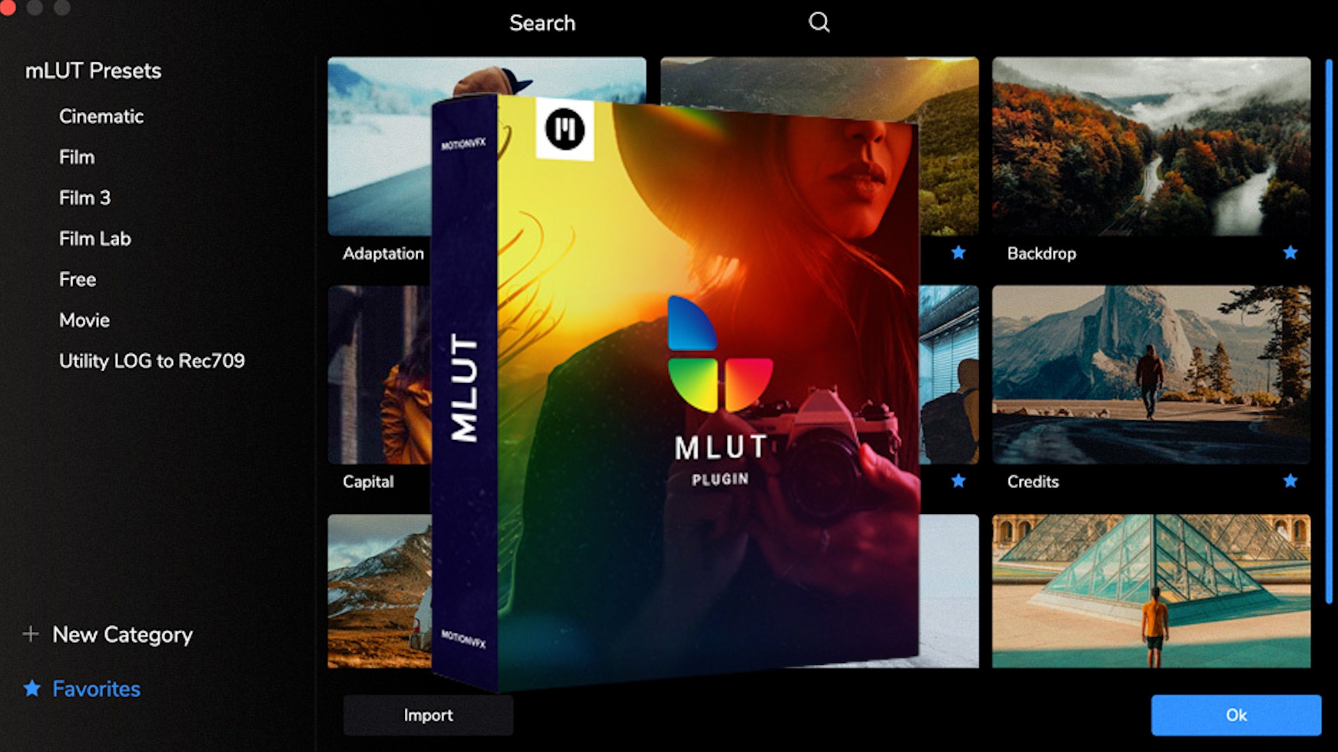 FCPX插件：专业LUT预设预览批量管理加载插件 MotionVFX – mLut 插件预设 sucaiwan.com