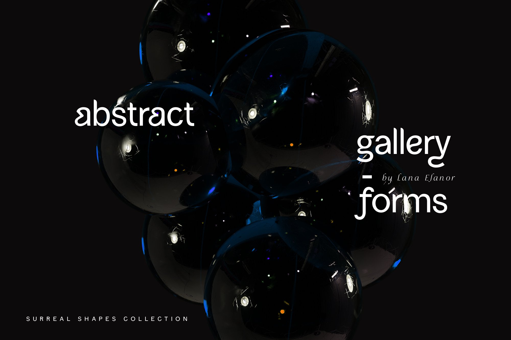 270个抽象全息形状渐变混合艺术创作后现代海报3D图形 ABSTRACT holo shapes gradients blend 图片素材 sucaiwan.com