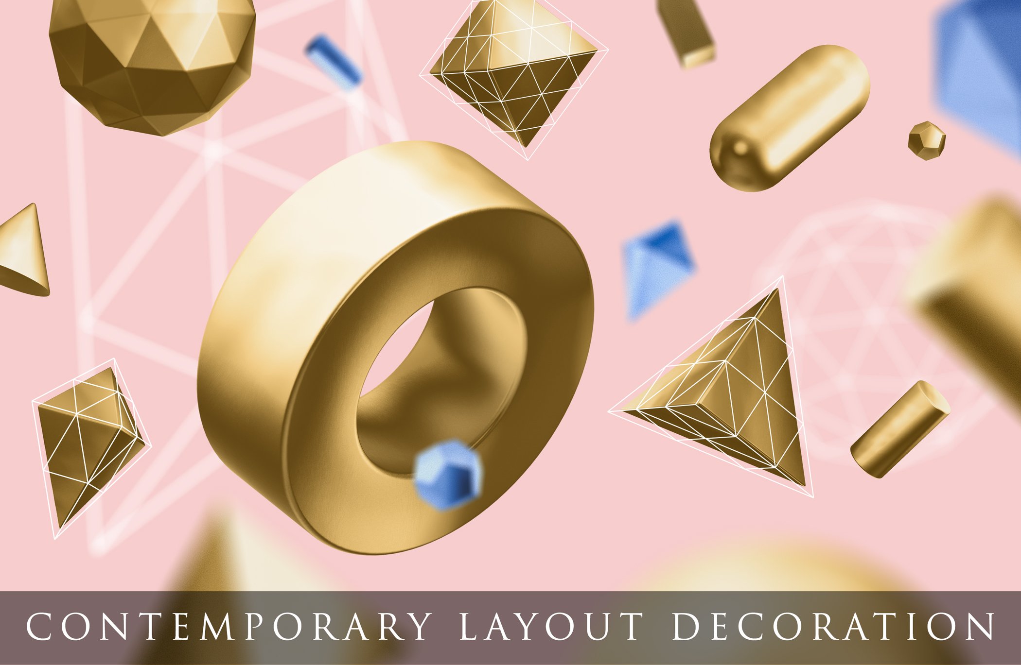 236个全息3D几何形状多功能黏土材料矢量线框包 图片素材 第5张-素材湾丨精选海外优质设计素材资源 236个全息3D几何形状多功能黏土材料矢量线框包 图片素材 sucaiwan.com