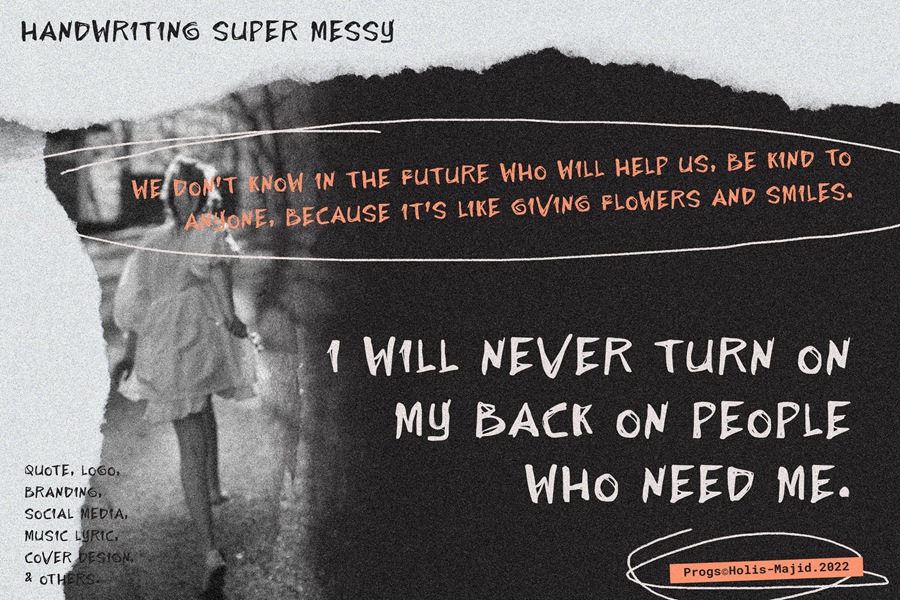 Progs Handwriting 自然逼真大写手写字体 , sucaiwan.com