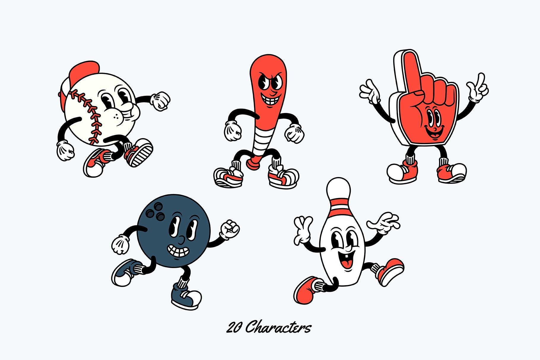 运动卡通人物PSD/PNG/AI矢量设计图形 Sporty Squad Cartoon Characters 图片素材 第4张-素材湾丨精选海外优质设计素材资源 运动卡通人物PSD/PNG/AI矢量设计图形 Sporty Squad Cartoon Characters 图片素材 sucaiwan.com
