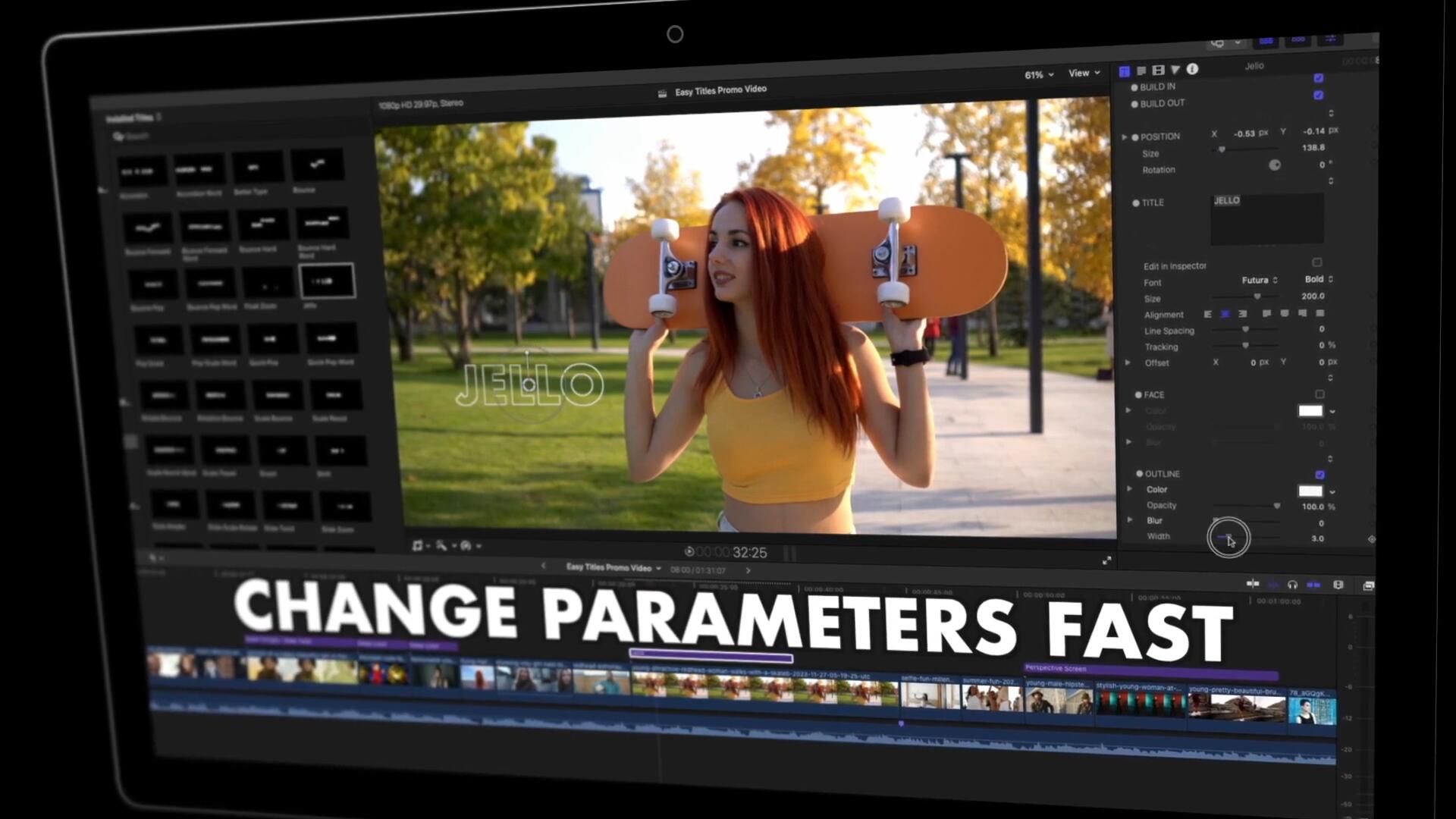 FCPX插件:42个高级动态活力文字标题动画预设 Easy titles , 第4张-素材湾丨精选海外优质设计素材资源 FCPX插件:42个高级动态活力文字标题动画预设 Easy titles , sucaiwan.com