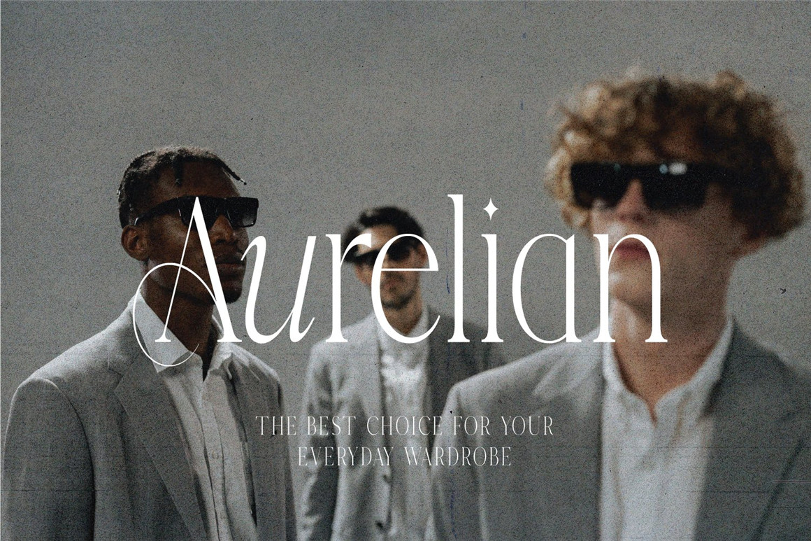 英文字体：现代创意豪华连字纤细优雅极简排版标题衬线杂志产品包装设计西文字体 Misspiece – Stylish Modern font , sucaiwan.com