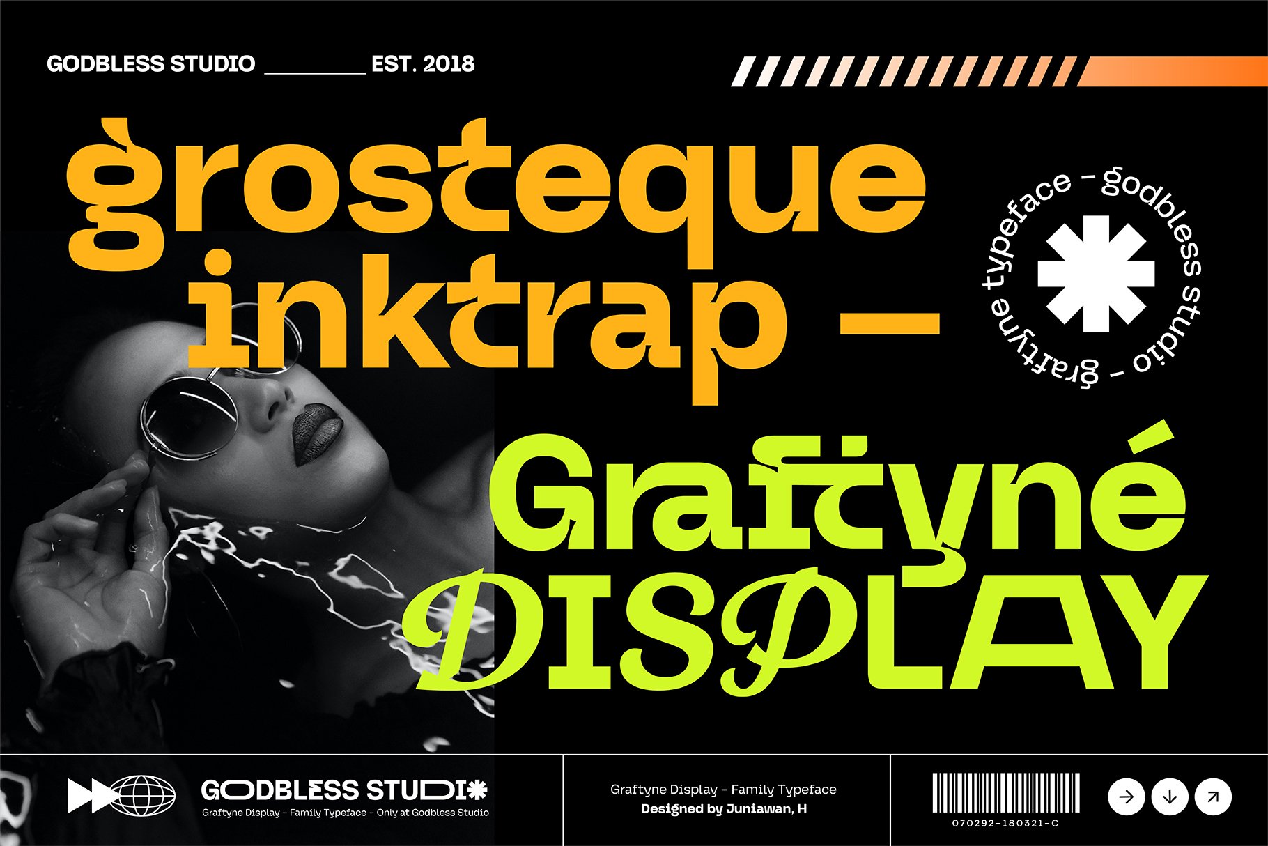 Graftyne – Variable Display 未来主义可变运动海报无衬线字体 设计素材 sucaiwan.com