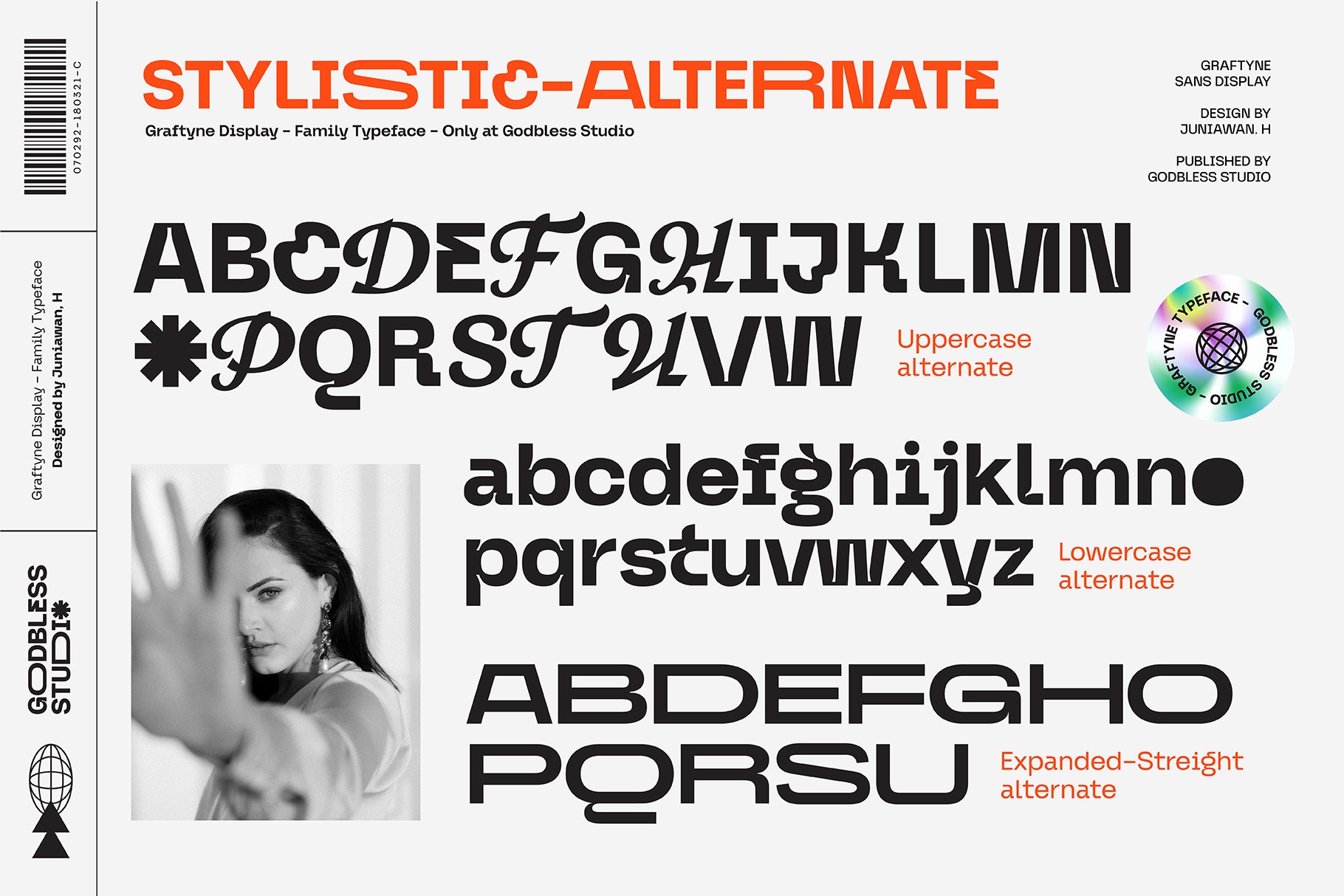 Graftyne – Variable Display 未来主义可变运动海报无衬线字体 设计素材 sucaiwan.com