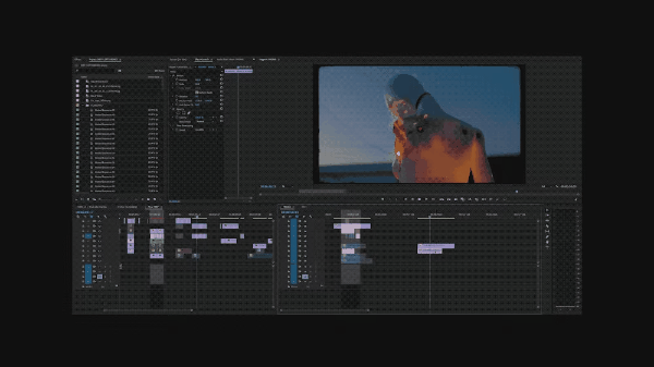 Ezracohen 新潮复古脏真实胶片扫描抖动遮罩颗粒电影外观边框视频素材 影视音频 sucaiwan.com