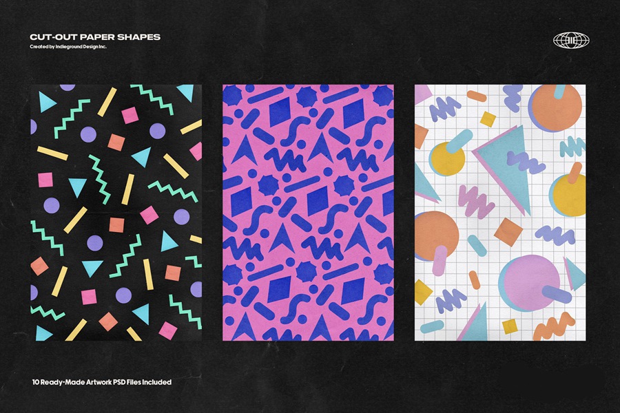 Paper Shapes 85种马蒂斯简约和孟菲斯艺术拼贴海报设计时髦图案剪纸形状和背景纹理PNG/PSD 图片素材 第5张-素材湾丨精选海外优质设计素材资源 Paper Shapes 85种马蒂斯简约和孟菲斯艺术拼贴海报设计时髦图案剪纸形状和背景纹理PNG/PSD 图片素材 sucaiwan.com