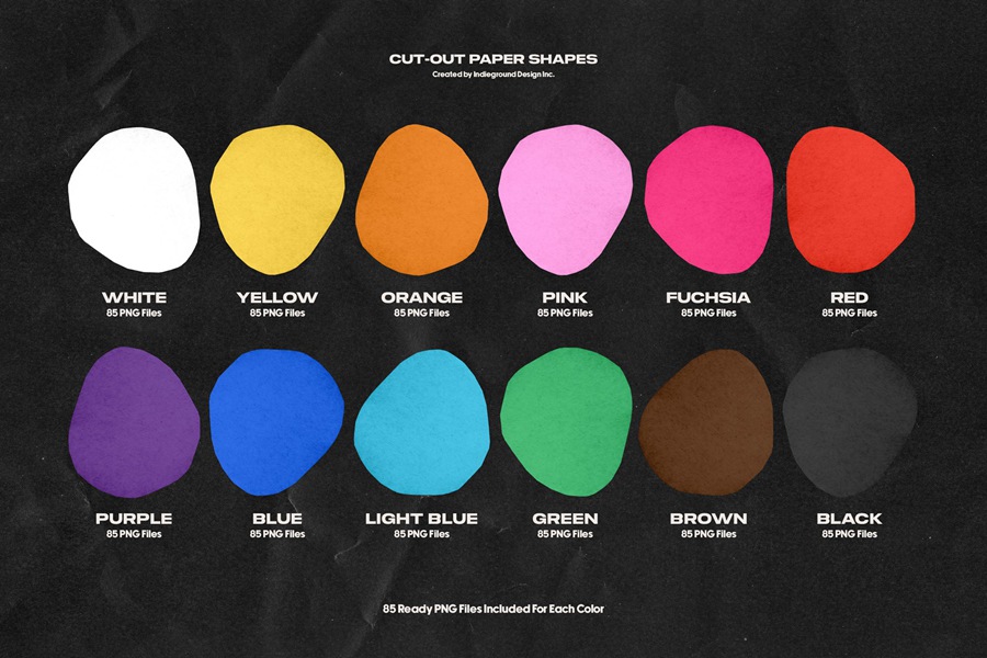 Paper Shapes 85种马蒂斯简约和孟菲斯艺术拼贴海报设计时髦图案剪纸形状和背景纹理PNG/PSD 图片素材 第7张-素材湾丨精选海外优质设计素材资源 Paper Shapes 85种马蒂斯简约和孟菲斯艺术拼贴海报设计时髦图案剪纸形状和背景纹理PNG/PSD 图片素材 sucaiwan.com