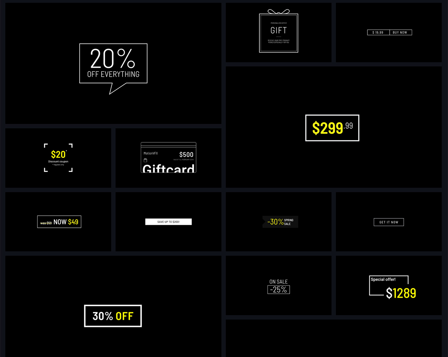 MotionVFX – mTag 102组商品促销、特别优惠、新商品、降价标签促销海报文字标题动画元素 插件预设 第3张-素材湾丨精选海外优质设计素材资源 MotionVFX – mTag 102组商品促销、特别优惠、新商品、降价标签促销海报文字标题动画元素 插件预设 sucaiwan.com