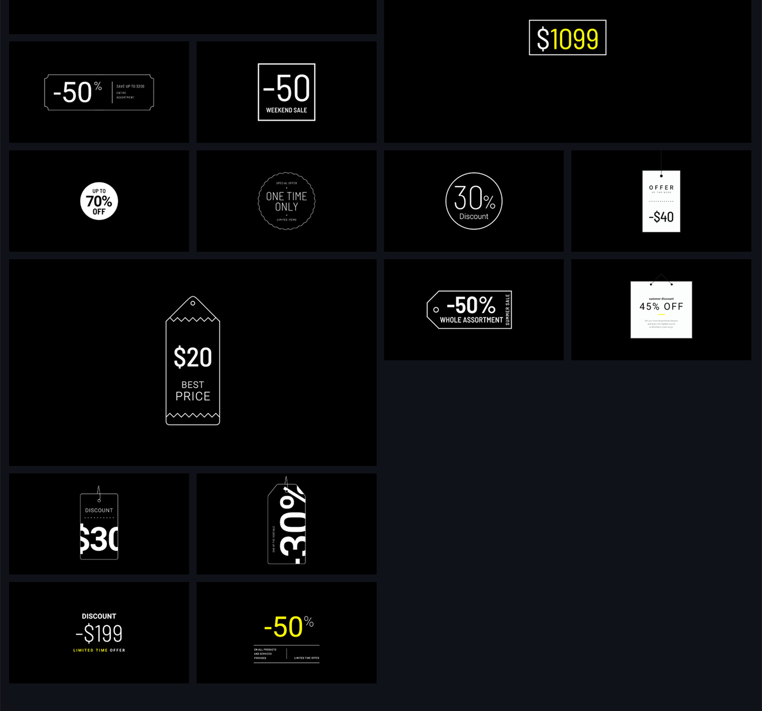 MotionVFX – mTag 102组商品促销、特别优惠、新商品、降价标签促销海报文字标题动画元素 插件预设 第4张-素材湾丨精选海外优质设计素材资源 MotionVFX – mTag 102组商品促销、特别优惠、新商品、降价标签促销海报文字标题动画元素 插件预设 sucaiwan.com