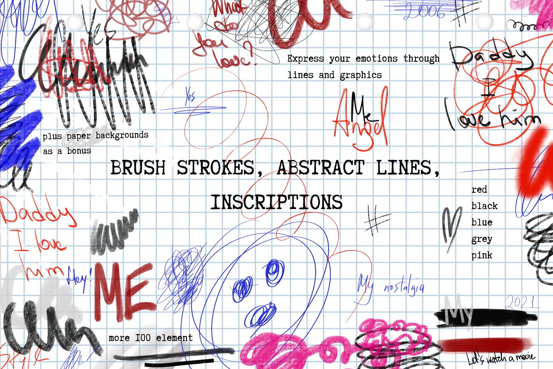 复古怀旧时尚潮流胶片滤镜、纸框、宝丽来拍立得相框、拼贴元素、街头广告和杂志剪报、手绘涂鸦抽象线条等服装印染 MIXED MEDIA SET my NOSTALGIA 图片素材 第8张-素材湾丨精选海外优质设计素材资源 复古怀旧时尚潮流胶片滤镜、纸框、宝丽来拍立得相框、拼贴元素、街头广告和杂志剪报、手绘涂鸦抽象线条等服装印染 MIXED MEDIA SET my NOSTALGIA 图片素材 sucaiwan.com