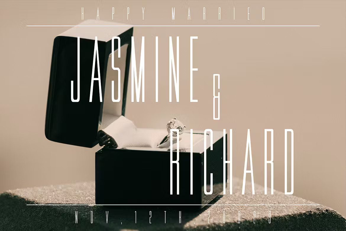 Najwa – Sans Serif Font 一种简单杂志海报社交媒体宣传册无衬线字体 设计素材 sucaiwan.com