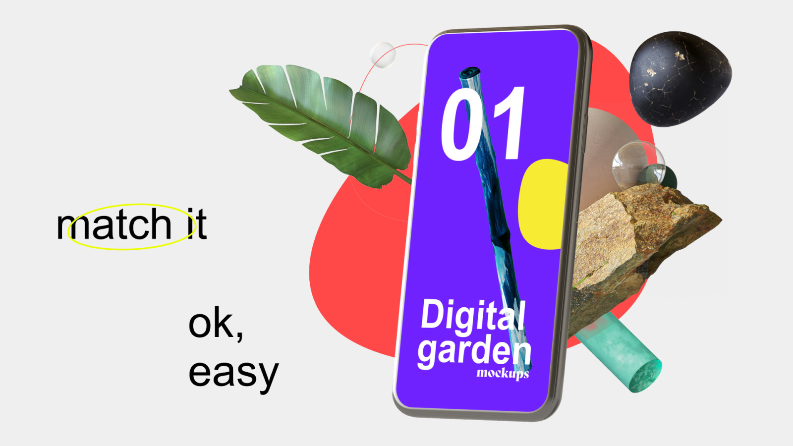 33个高品质渲染3D模板数字花园套装 Digital Garden Set 图片素材 sucaiwan.com