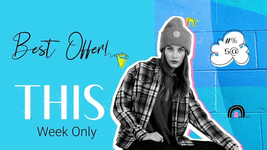 达芬奇 + PR + AE 3合一模板 女性时尚感视频开场片头街头艺术手绘动画过渡 + 赠送同款BGM配乐 影视音频 sucaiwan.com