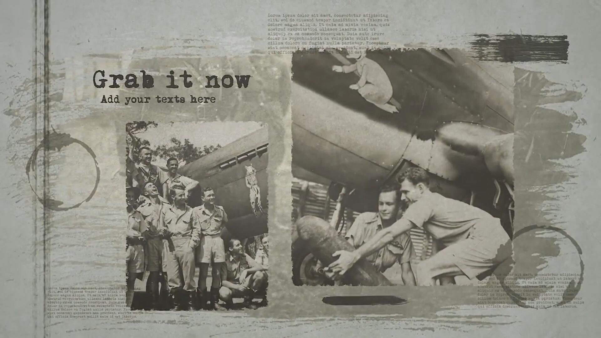 FCPX插件：历史墨迹纪录片短片Vlog时间轴时间线视觉效果插件 , sucaiwan.com