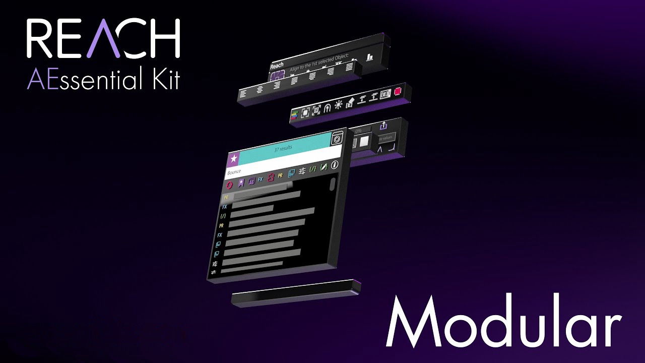 AE插件:效果插件脚本预设搜索图层管理表达式操作多功能工具包 REACH: AEssential Kit V1.9.5 , 第1张-素材湾丨精选海外优质设计素材资源 AE插件:效果插件脚本预设搜索图层管理表达式操作多功能工具包 REACH: AEssential Kit V1.9.5 , sucaiwan.com