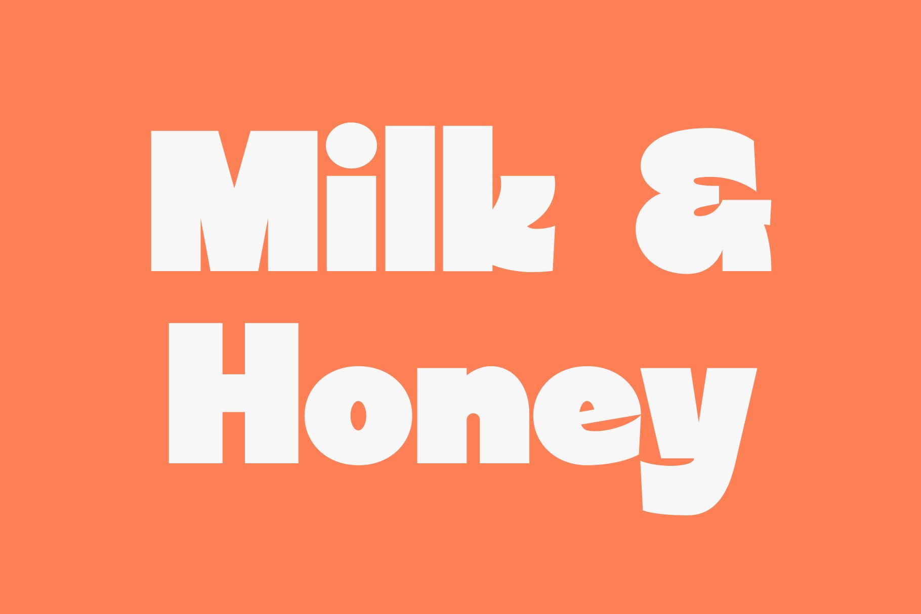 Fagies Bold Display Typeface 一种现代粗体装饰无衬线字体 设计素材 sucaiwan.com