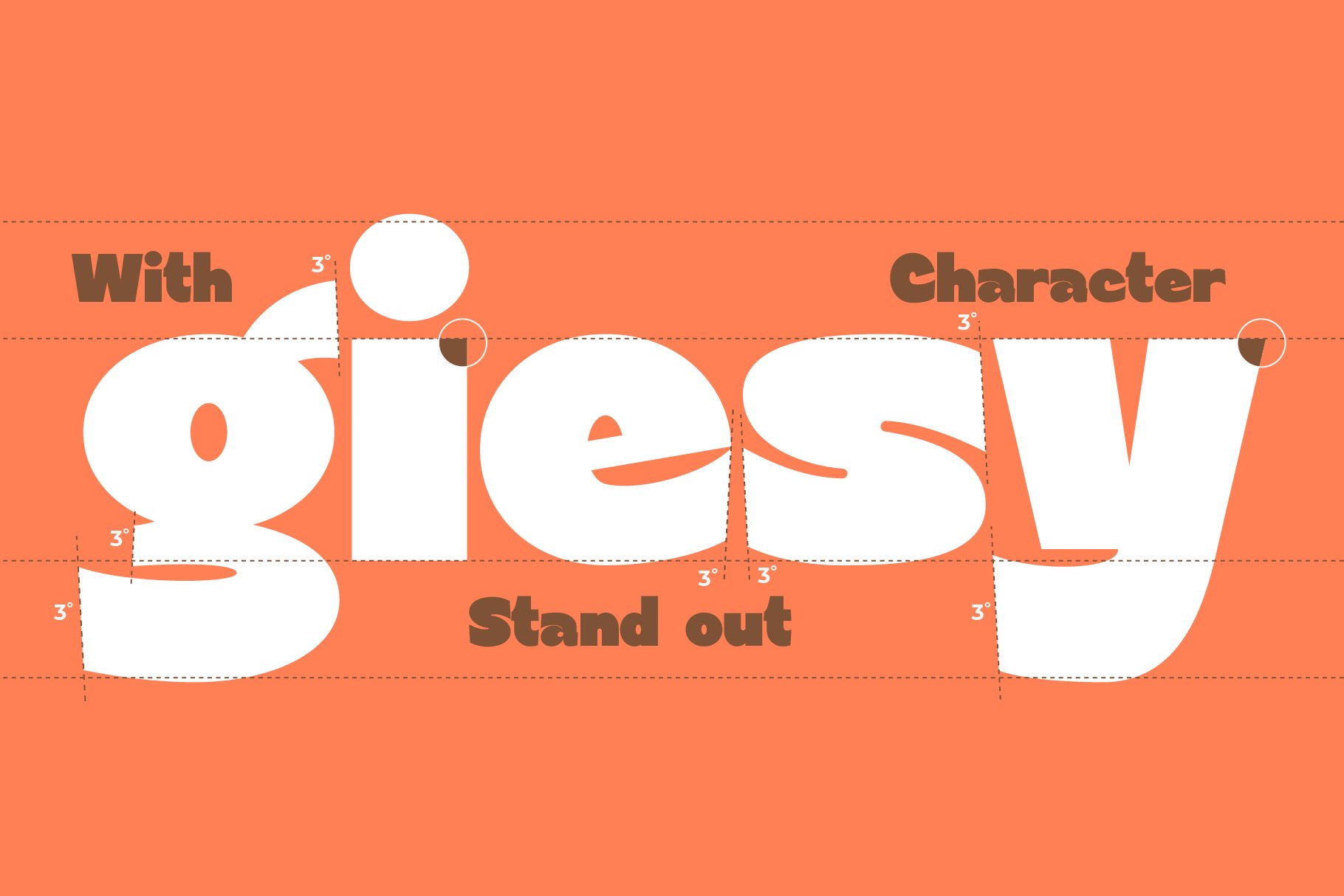 Fagies Bold Display Typeface 一种现代粗体装饰无衬线字体 设计素材 sucaiwan.com