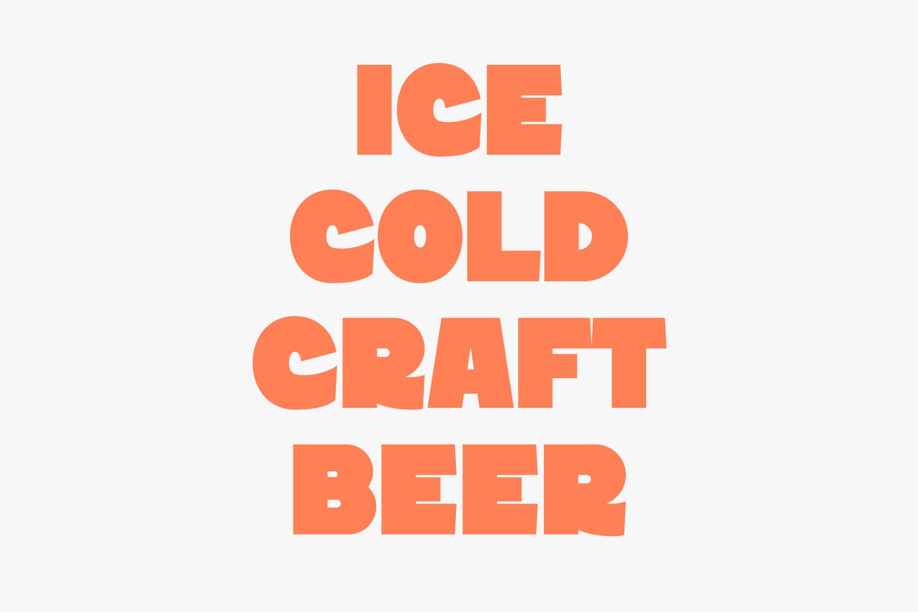 Fagies Bold Display Typeface 一种现代粗体装饰无衬线字体 设计素材 sucaiwan.com