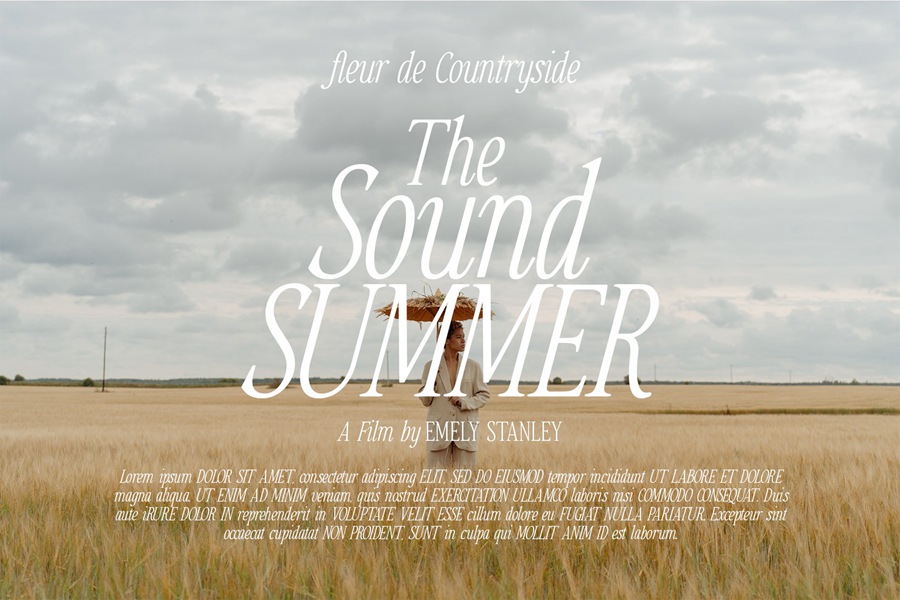 Countryside – A Modern Serif Family 现代衬线网页设计品牌邀请函杂志海报设计字体 设计素材 sucaiwan.com