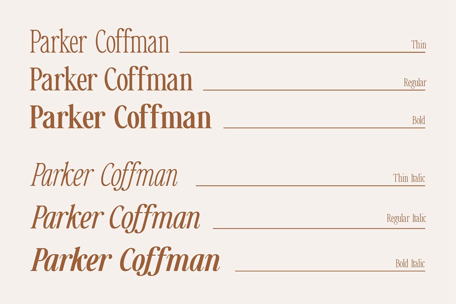 Countryside – A Modern Serif Family 现代衬线网页设计品牌邀请函杂志海报设计字体 设计素材 sucaiwan.com