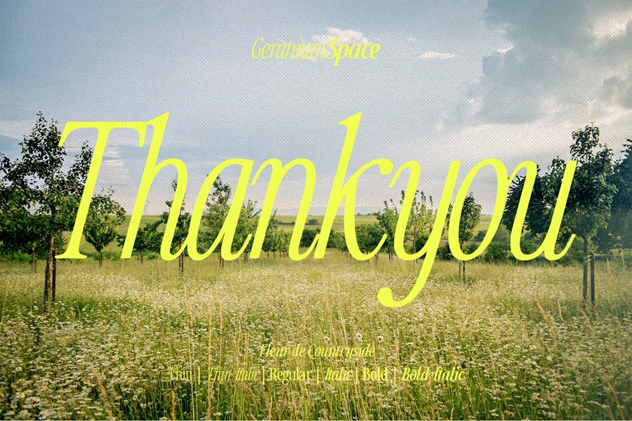 Countryside – A Modern Serif Family 现代衬线网页设计品牌邀请函杂志海报设计字体 设计素材 sucaiwan.com