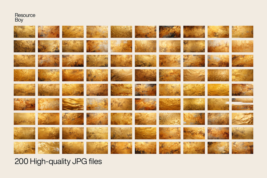 背景素材-200款金色烫金纹理背景素材合集 Gold Textures 图片素材 sucaiwan.com