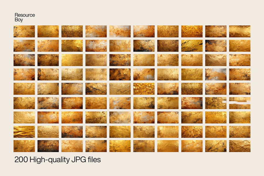 背景素材-200款金色烫金纹理背景素材合集 Gold Textures 图片素材 sucaiwan.com