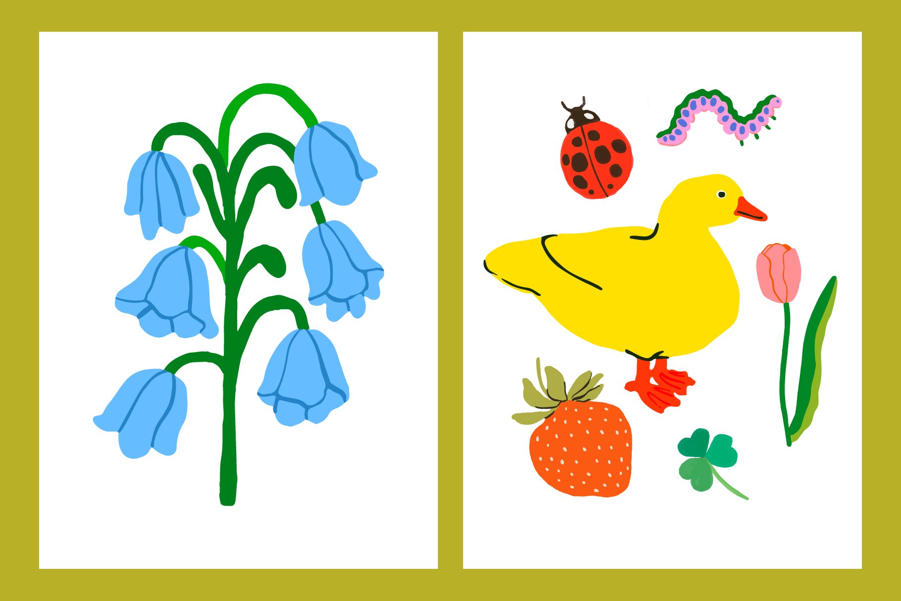 Garden Party Illustrations! 时尚花园派对欢乐明亮卡通昆虫花卉矢量手绘插画合集 图片素材 第2张-素材湾丨精选海外优质设计素材资源 Garden Party Illustrations! 时尚花园派对欢乐明亮卡通昆虫花卉矢量手绘插画合集 图片素材 sucaiwan.com