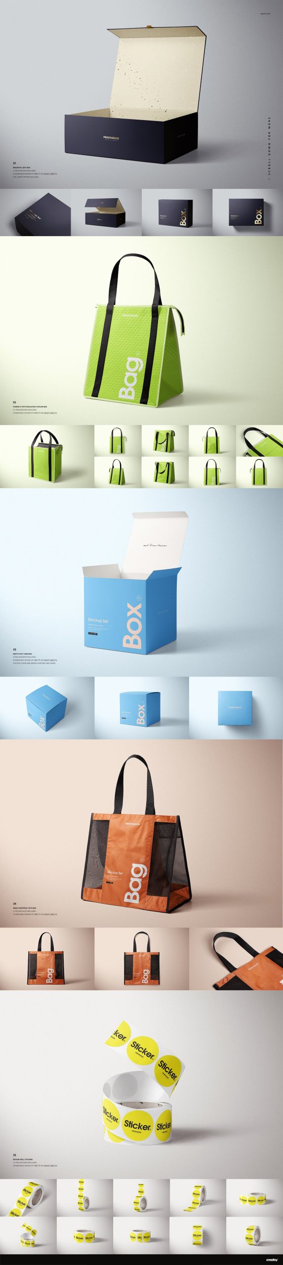 273款时尚购物手提纸袋快递气泡塑料袋纸箱设计贴图PSD样机 Printhouse Mockups Bundle v.1 , 第3张-素材湾丨精选海外优质设计素材资源 273款时尚购物手提纸袋快递气泡塑料袋纸箱设计贴图PSD样机 Printhouse Mockups Bundle v.1 , sucaiwan.com