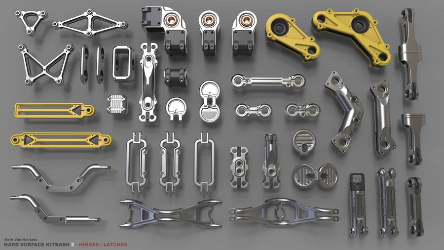 740+工业零部件3D模型资源包 , sucaiwan.com