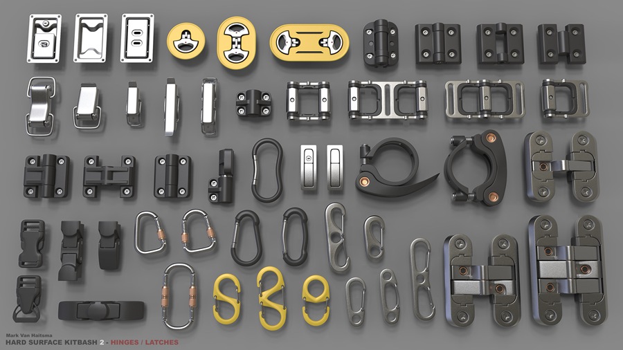 740+工业零部件3D模型资源包 , sucaiwan.com