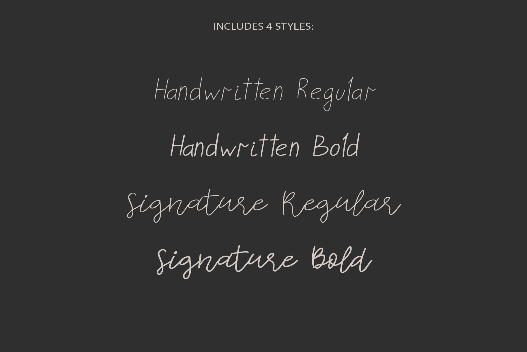 Embarla Firgasto Family 4种时尚迷人手写脚本笔记海报设计封面艺术婚礼字体 设计素材 第2张-素材湾丨精选海外优质设计素材资源 Embarla Firgasto Family 4种时尚迷人手写脚本笔记海报设计封面艺术婚礼字体 设计素材 sucaiwan.com