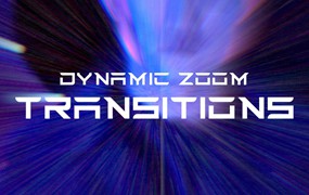 FCPX插件:15个赛博未来感外观推进拉伸旋转转场过渡插件 Dynamic Zoom Transitions