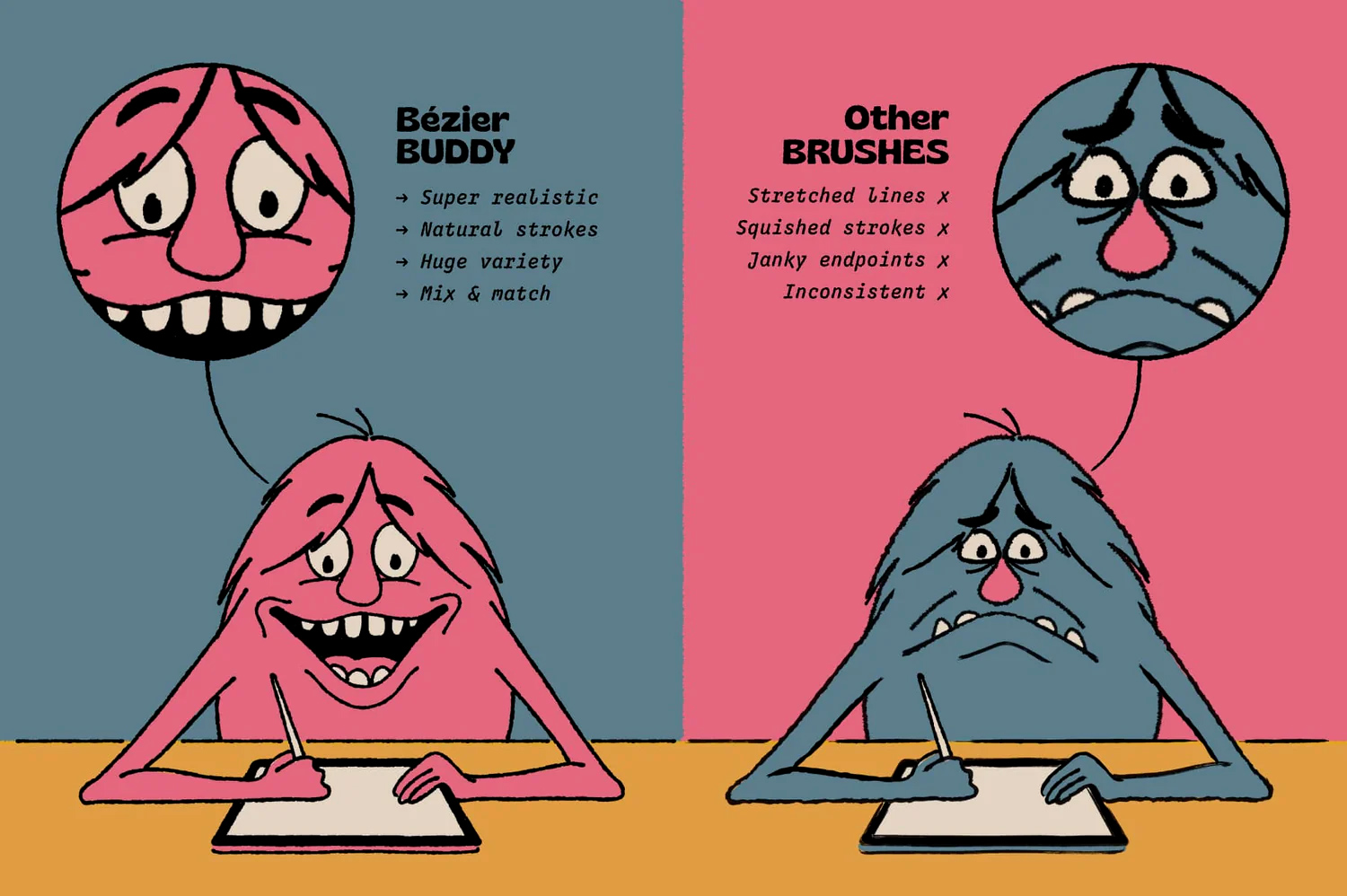 140个AI艺术墨水纹理笔刷 TGTS Bezier Buddy for Illustrator v1.0 笔刷资源 第4张-素材湾丨精选海外优质设计素材资源 140个AI艺术墨水纹理笔刷 TGTS Bezier Buddy for Illustrator v1.0 笔刷资源 sucaiwan.com