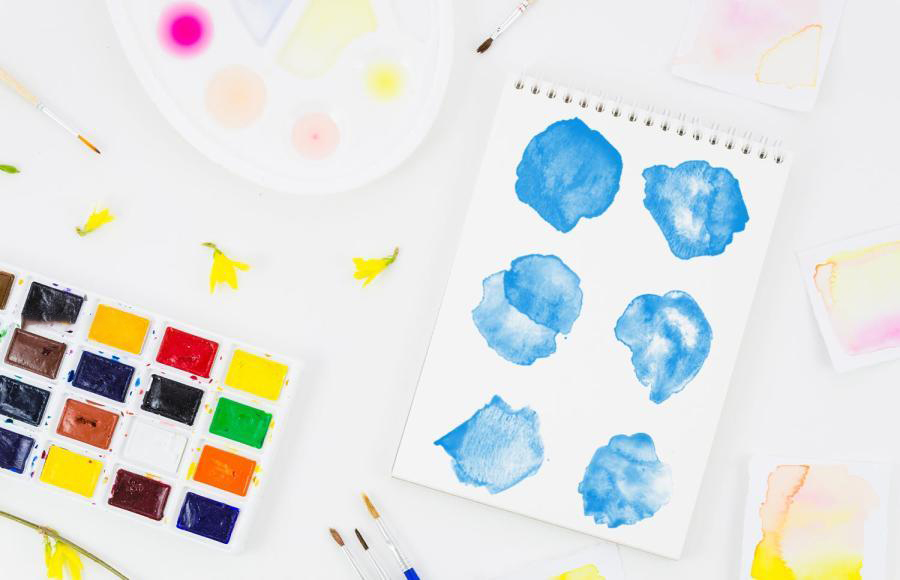 PS笔刷-手绘水彩画笔图案PS笔刷素材 Water Color 笔刷资源 sucaiwan.com