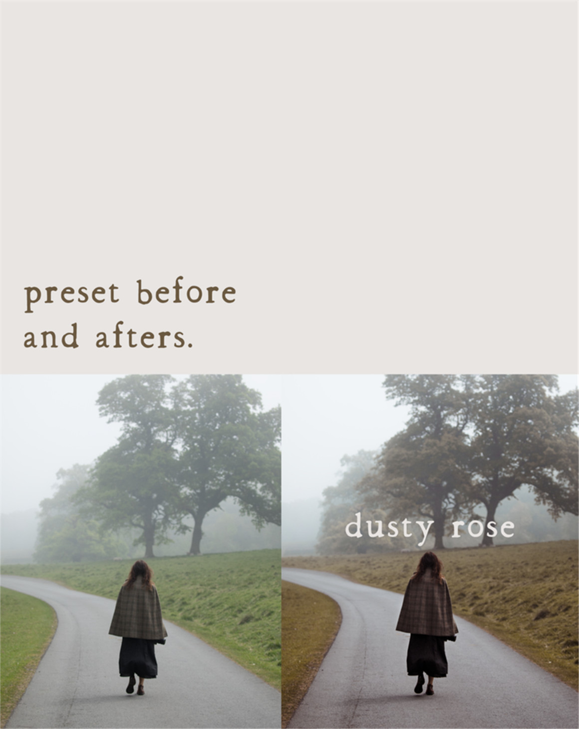 暗调温暖情绪色彩人像婚礼旅拍摄影LR调色预设 1924US X ELLE MAY WATSON , 第2张-素材湾丨精选海外优质设计素材资源 暗调温暖情绪色彩人像婚礼旅拍摄影LR调色预设 1924US X ELLE MAY WATSON , sucaiwan.com