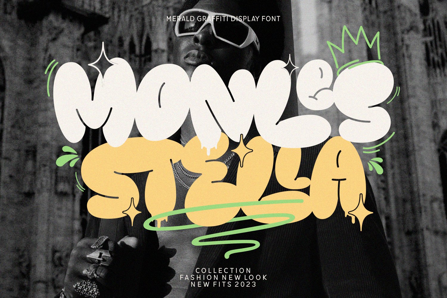 英文字体:复古趣味气泡涂鸦卡通标题海报包装品牌无衬线手写装饰字体 Holymoly Bubble Graffiti Display 设计素材 第3张-素材湾丨精选海外优质设计素材资源 英文字体:复古趣味气泡涂鸦卡通标题海报包装品牌无衬线手写装饰字体 Holymoly Bubble Graffiti Display 设计素材 sucaiwan.com