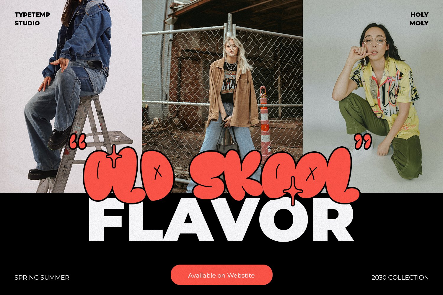 英文字体:复古趣味气泡涂鸦卡通标题海报包装品牌无衬线手写装饰字体 Holymoly Bubble Graffiti Display 设计素材 第7张-素材湾丨精选海外优质设计素材资源 英文字体:复古趣味气泡涂鸦卡通标题海报包装品牌无衬线手写装饰字体 Holymoly Bubble Graffiti Display 设计素材 sucaiwan.com