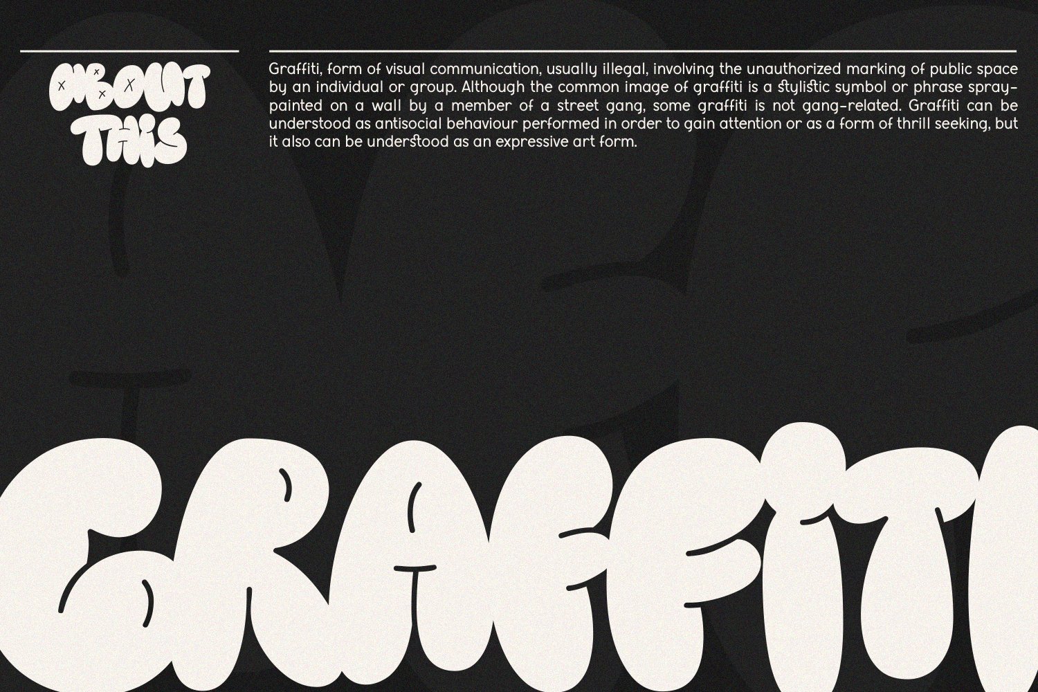 英文字体:复古趣味气泡涂鸦卡通标题海报包装品牌无衬线手写装饰字体 Holymoly Bubble Graffiti Display 设计素材 第13张-素材湾丨精选海外优质设计素材资源 英文字体:复古趣味气泡涂鸦卡通标题海报包装品牌无衬线手写装饰字体 Holymoly Bubble Graffiti Display 设计素材 sucaiwan.com