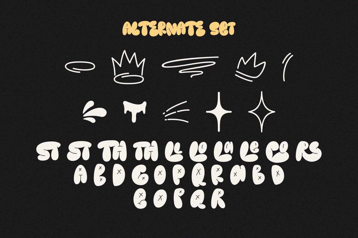 英文字体:复古趣味气泡涂鸦卡通标题海报包装品牌无衬线手写装饰字体 Holymoly Bubble Graffiti Display 设计素材 第15张-素材湾丨精选海外优质设计素材资源 英文字体:复古趣味气泡涂鸦卡通标题海报包装品牌无衬线手写装饰字体 Holymoly Bubble Graffiti Display 设计素材 sucaiwan.com