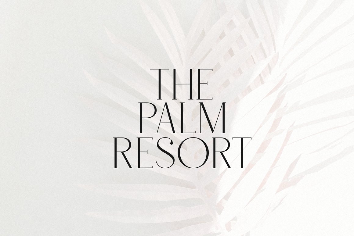 英文字体:现代精致优雅花式华丽艺术海报杂志标题排版衬线字体 The Resort | Serif Font , 第6张-素材湾丨精选海外优质设计素材资源 英文字体:现代精致优雅花式华丽艺术海报杂志标题排版衬线字体 The Resort | Serif Font , sucaiwan.com